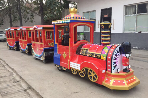 16 seats crown trackless train amusement ride for sale in DINIS factory