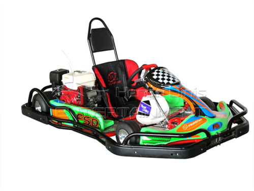 colorful 1 person go kart for sale manufactured in Dinis factory