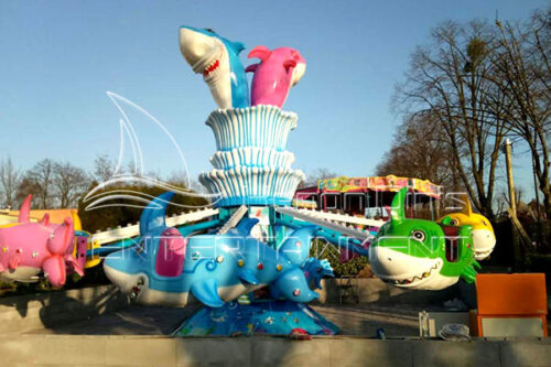 self control shark amusement park ride for sale