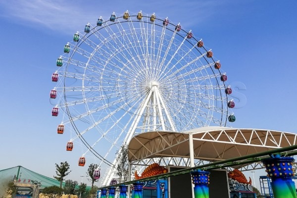 city-skyline-observation-wheel city skyline observation wheel landmark