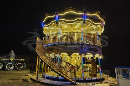 klasikong 38-seat double-decker carousel