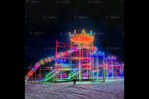 combination slide playground