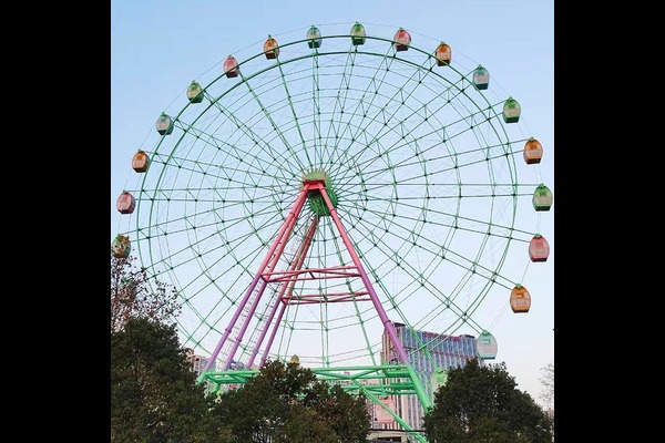 ferris-wheel-dusk-view 46m ferris wheel view at dusk