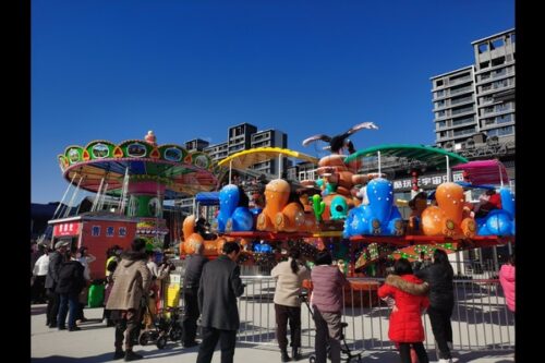 спасителна атракция на летяща катерица