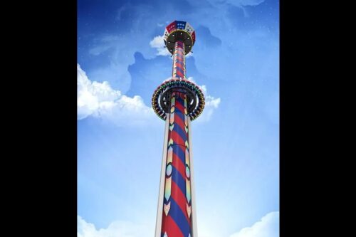 63mフリーフォールタワーのランドマーク