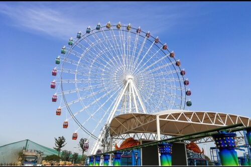 65m grande roue emblématique pour parcs d'attractions