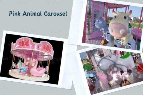 pink nga swan carousel