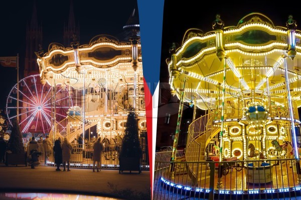 double decker carousel project in Czech Republic