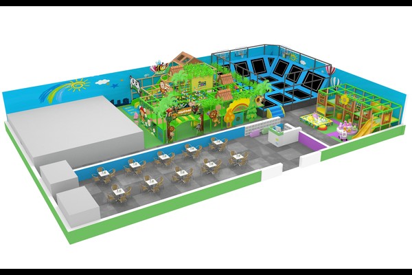 indoor playground layout drawing
