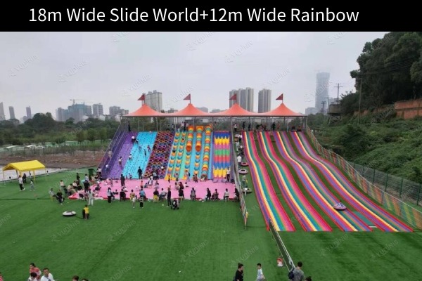 slide world rainbow slides