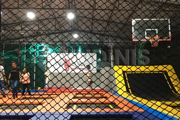 trampoline court