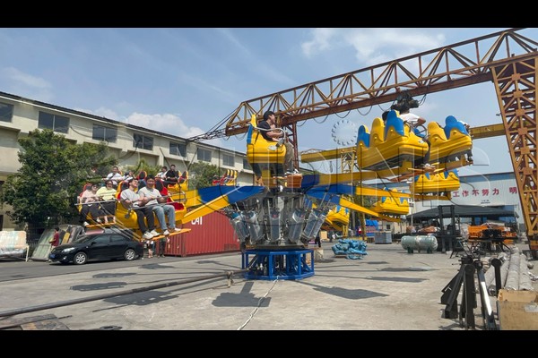 ride assembly before shipment
