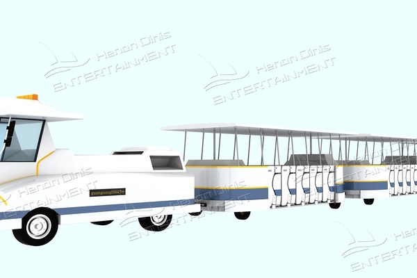 Trackless train handed over for a park delivery project